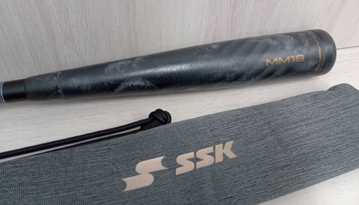 一般軟式バット SSK MM18 83cm/6.9cm SBB4023 ケース付き | justice.gov.zw