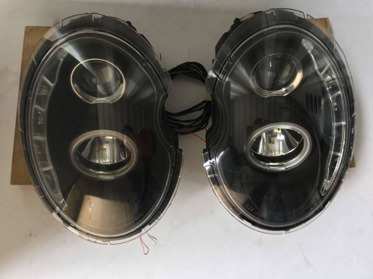  MINI R50 R52 社外ヘッドライト 左右 LEDポジショニングランプ インナーブラック ミニ クーパー SONAR