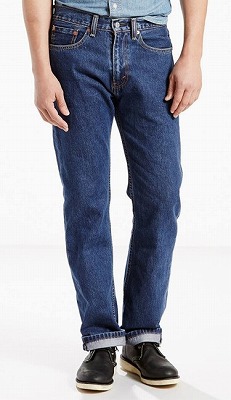 リーバイス LEVI'S 505 STRAIGHT FIT レギュラー ストレートフィット ジーンズ デニム ネイビー W31 L 30 送料520円