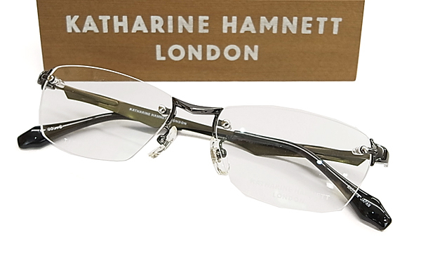 KATHARINE・HAMNETT キャサリンハムネット メガネ フレーム KH9183-3 フチナシ 正規品 日本製 チタン 眼鏡_画像4