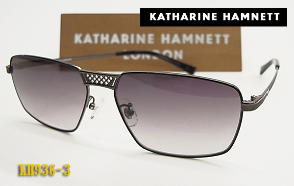 【予約】 KATHARINE・HAMNETT キャサリンハムネット サングラス KH936-3 金属フレーム