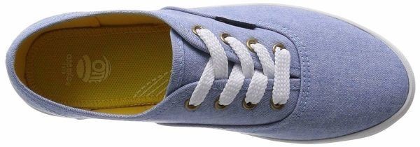  canvas sneakers new goods 63%OFF translation * lady's sneakers race up L 24cm / 24.5cm blue *Onemile one mile OM711SA/L