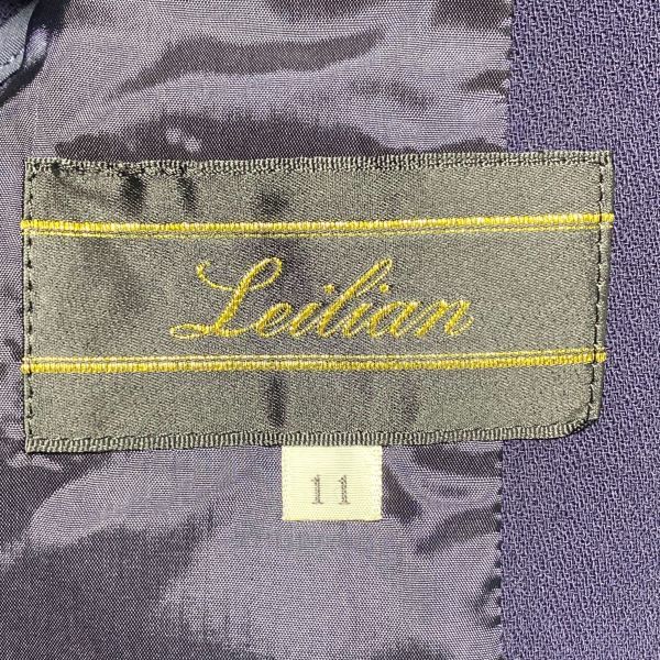 レリアン Leilian スカートスーツ サイズ11 ネイビー 紺色 レディーススーツ 2点セット_画像6