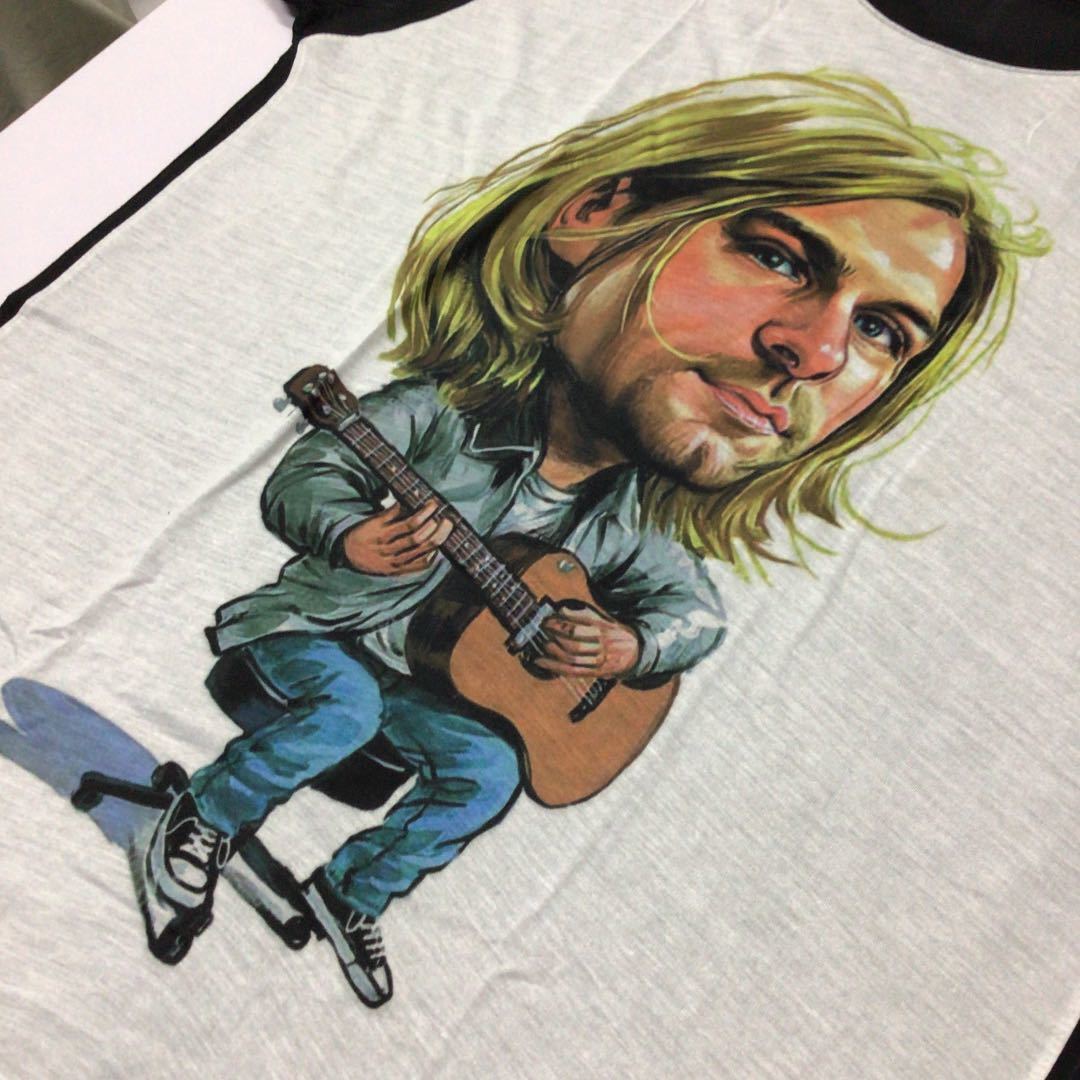 DBR5D. プリントTシャツ XXLサイズ　NIRVANA ② ニルヴァーナ カートコバーン バンドTシャツ_画像4