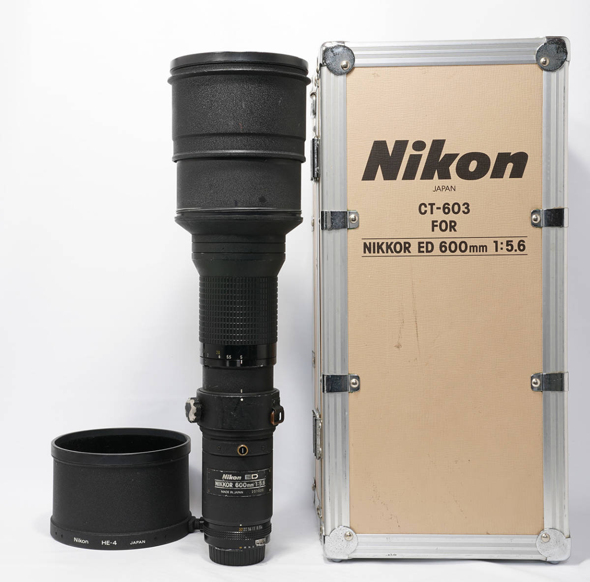 即決 ニコン Ai-S Nikkor 600mm F5.6 ED IF ケース付き_画像1