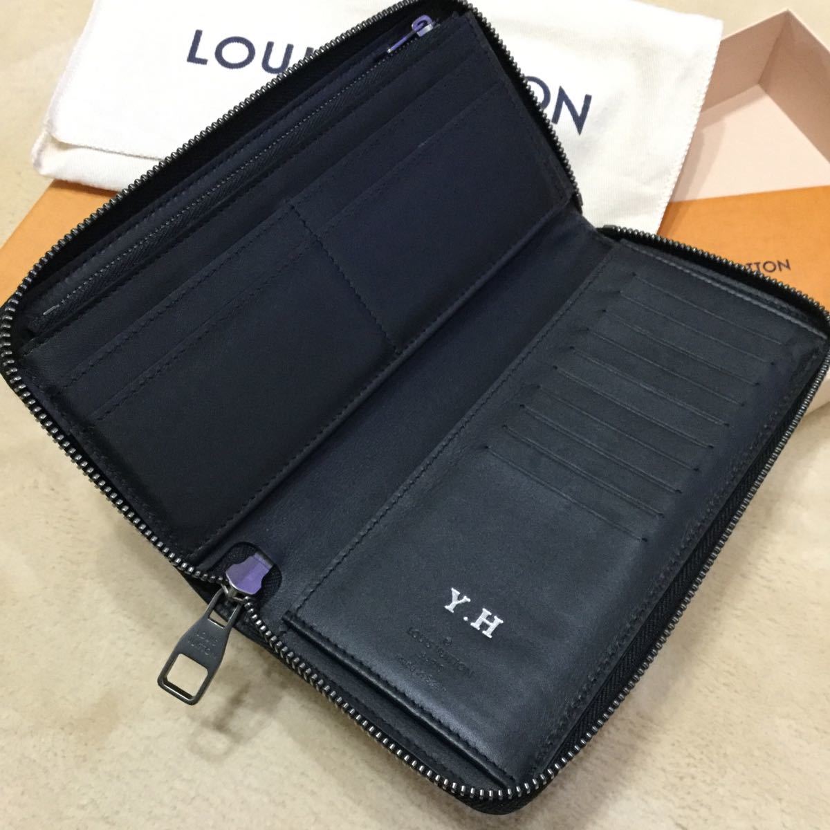 超美品 ルイ ヴィトン LOUIS VUITTON 長財布(ダミエ アンフィニ