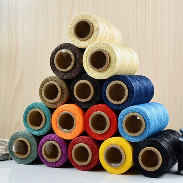  new goods * leather craft . discount thread hand .. flat cord 260m * green 