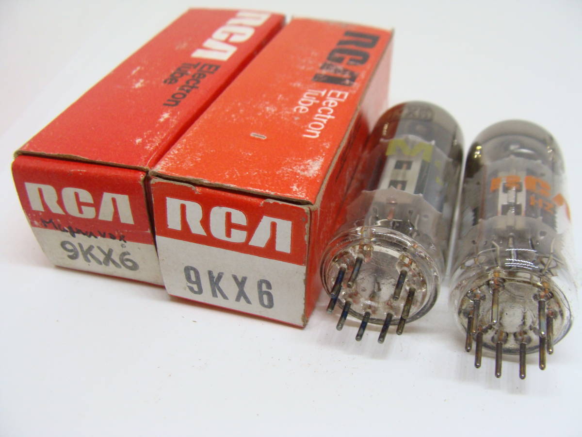 ヤフオク! - 真空管 9KX6 2本セット MAGNAVOX+RCA 箱...