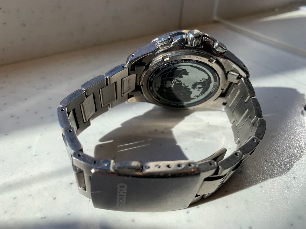 【値下げしました】【セイコー】SEIKO ブライツSAGA137 電波ソーラー チタン 外箱・純正ケース・取扱説明書・余りコマ付