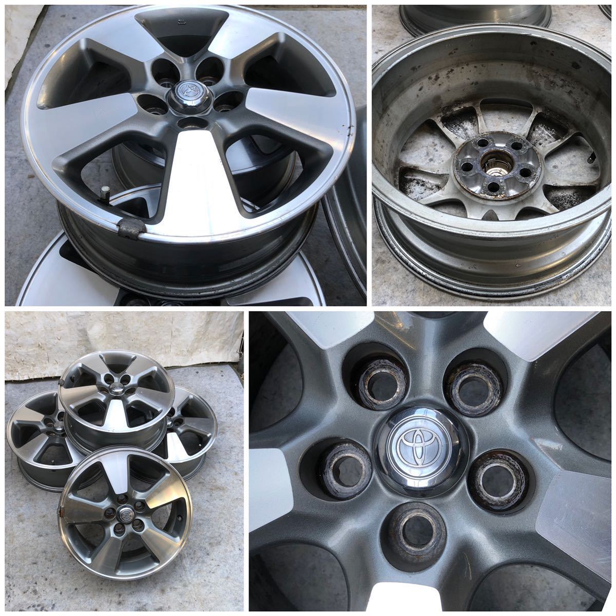 15インチアルミホイール 4本セット PCD 100 5穴 プリウス等-