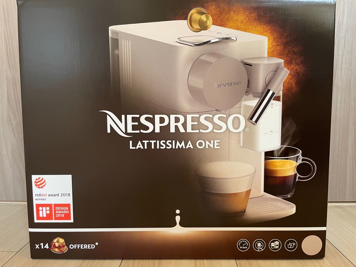 【新品】ネスプレッソ コーヒーメーカー F111WH シルキーホワイト　