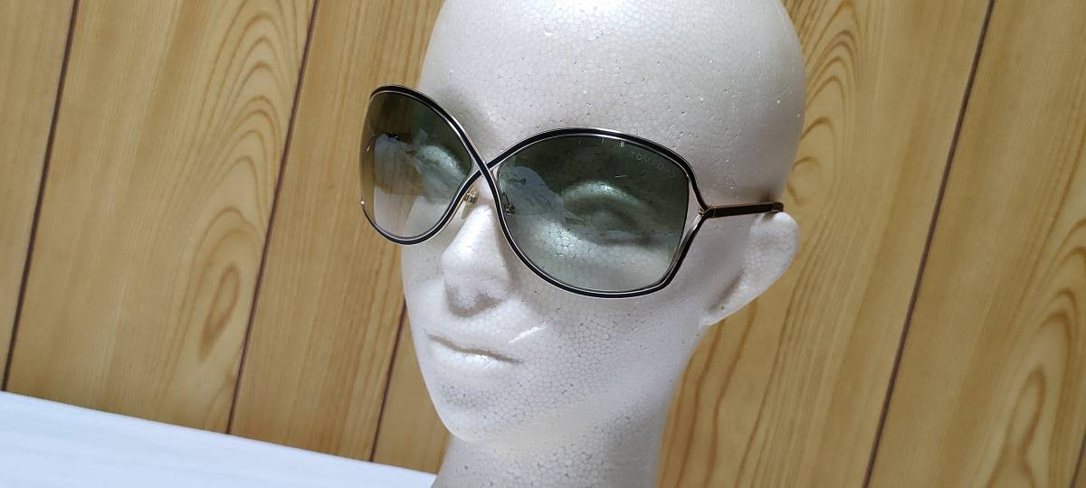 正規未 レア トムフォードTOM FORD メタルゴールド×ブラックコンビ