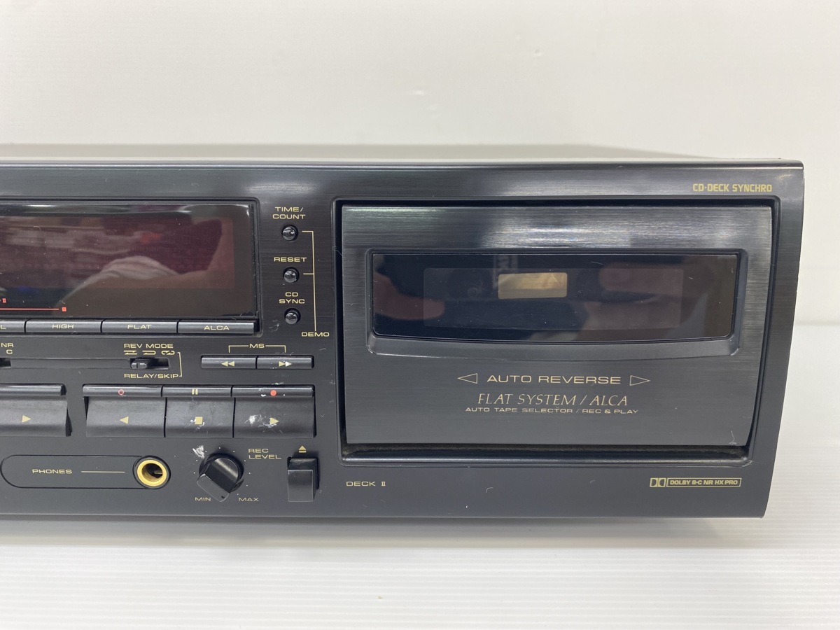 Pioneer カセットデッキ T-W01AR　通電確認済み　音響家電　パイオニア　奈良県発（0-0.Z)H21　312_画像3
