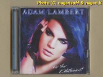 ★そっけ★ ADAM LAMBERT (アダム・ランバート) ／ FOR YOUR ENTERTAINMENT －－ 2009年発表(日本2010年発売)、1stアルバム_画像1
