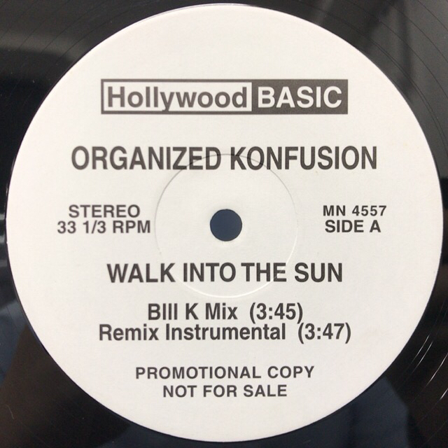 ORGANIZED KONFUSION / WALK INTO THE SUN / FUDGE PUDGE (WHITE)_画像1