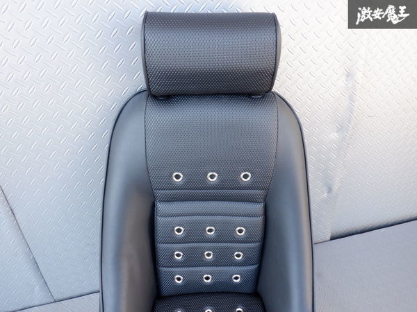  unused stock have COBRA Cobra ROADSTAR Roadster RS leather full backet seat bottom cease type Logo less black leather × Datsun 