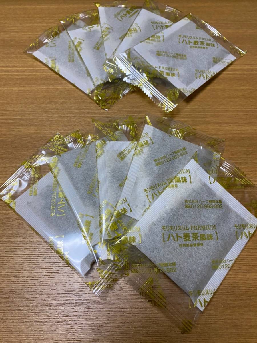 【お試し】　モリモリスリム　プレミアム　premium　ハト麦風味10包 ダイエッターサポート茶_画像1