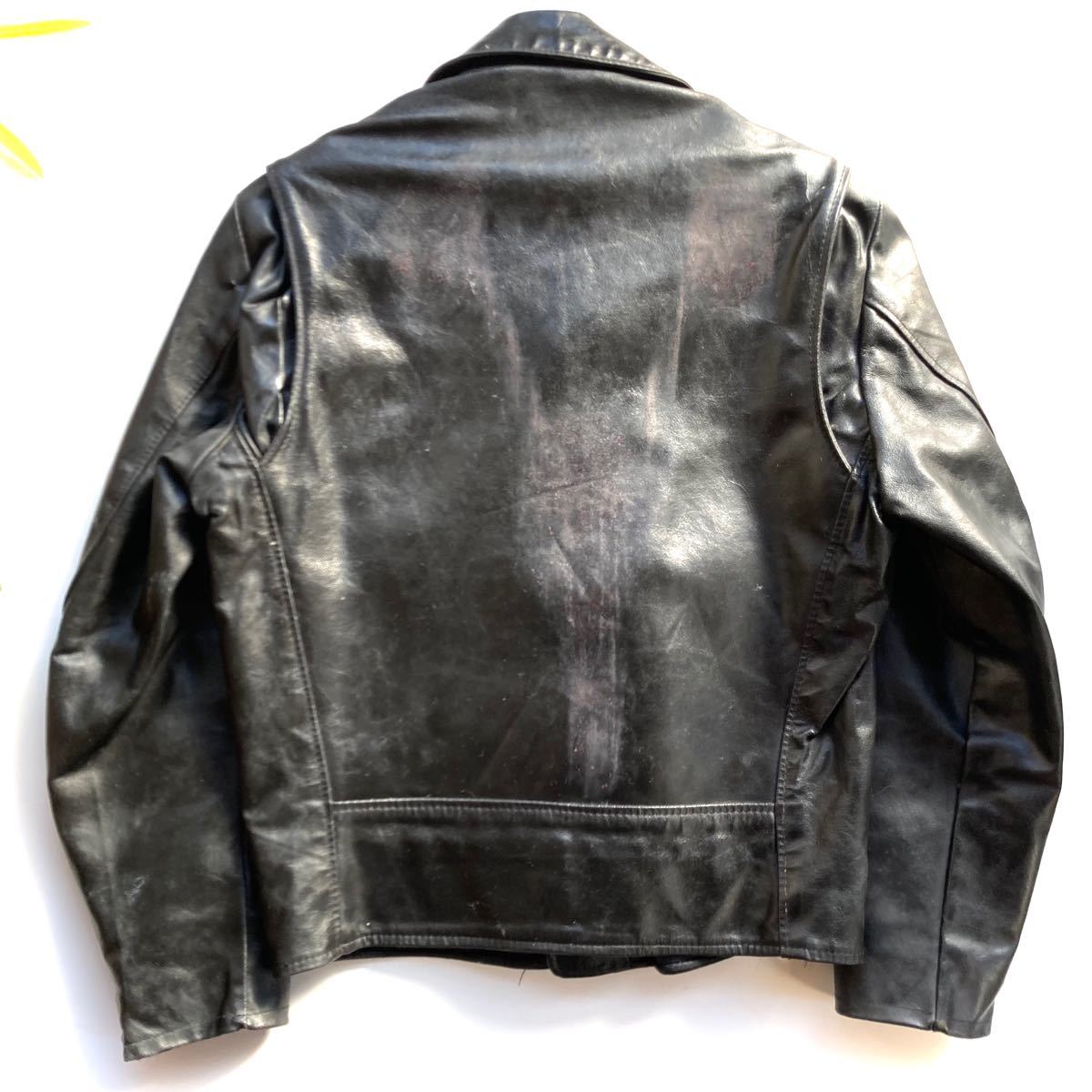 80s USA製 EXCELLED ダブルライダース レザージャケット 革 80s USA製 EXCELLED ダブルライダース レザージャケット 革