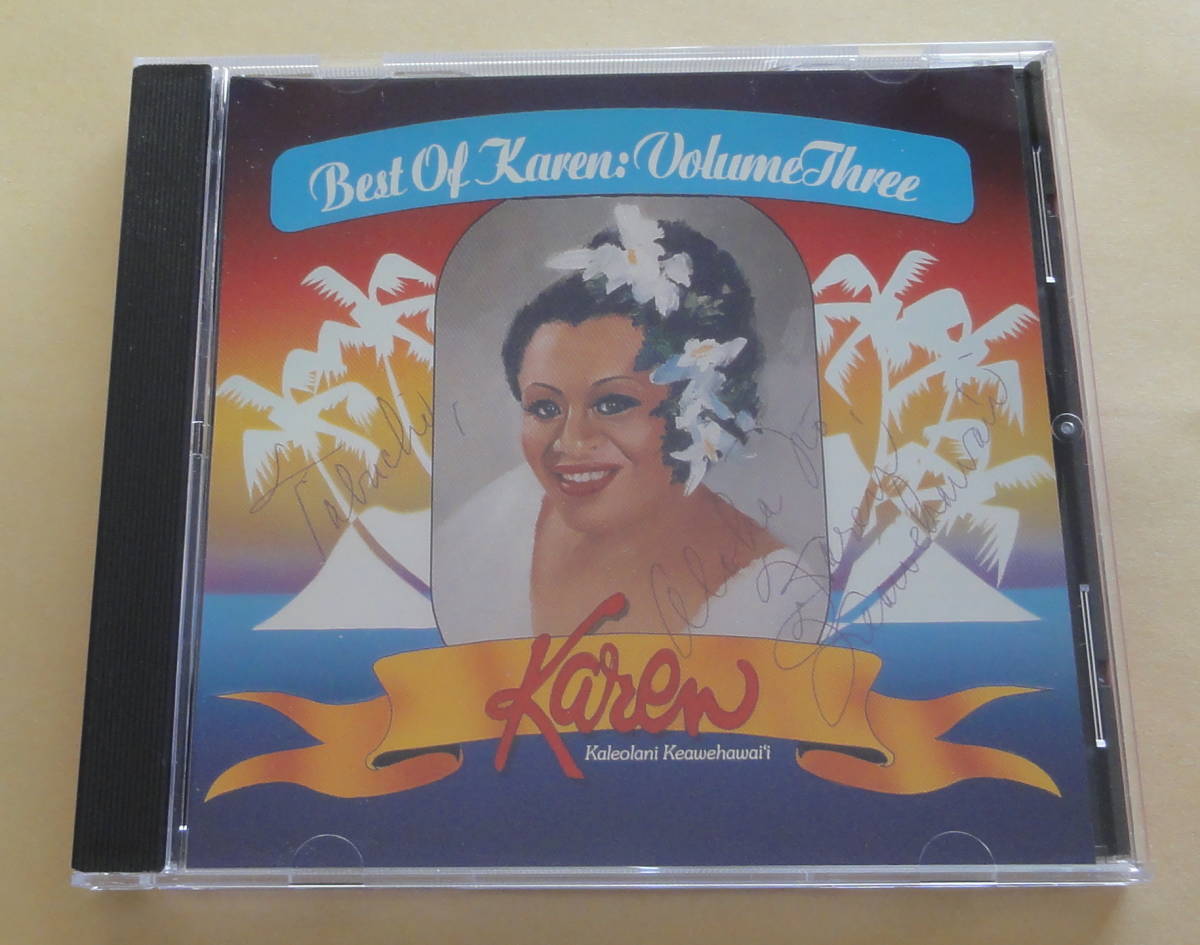 The Best Of Karen Kaleolani Keawehawaii Volume Three CD 　ハワイアン HAWAIIAN カレン・カレオラニ・ケアヴェハワイ_画像1