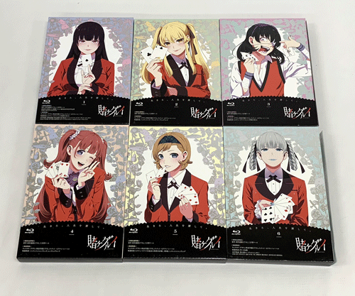 素晴らしい品質 中古 Blu Ray 賭ケグルイ 全6巻セット アニメ Dvd部門 山城店 O1131 初回生産版 日本