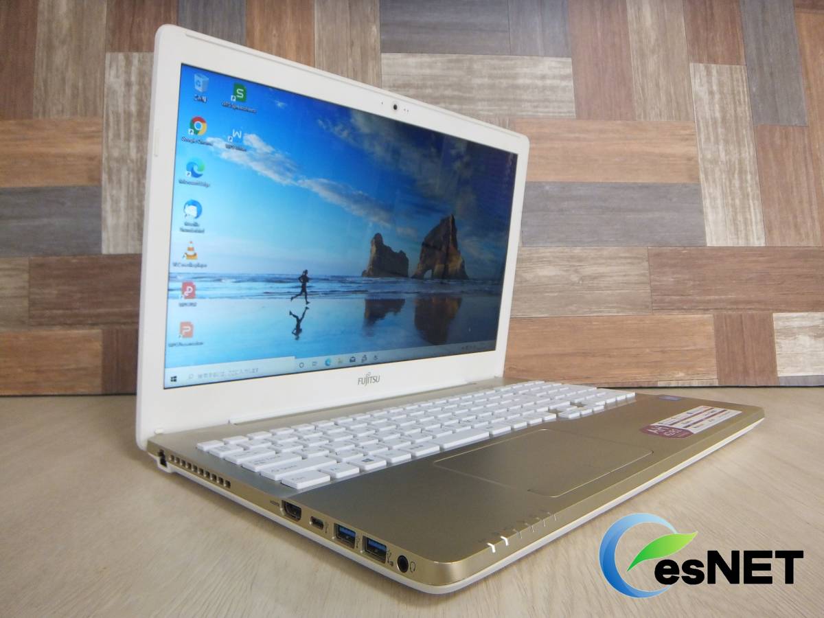 割引クーポン配布中!! 爆速SSD256GB 富士通 AH42/B1 Celeron/メモリ4GB