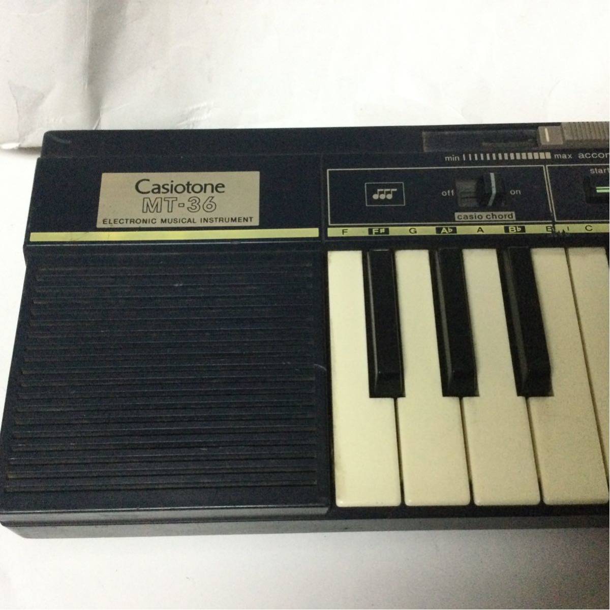 CACIO keyboard Casio tone MT-36 operation not yet verification Casio Casiotone