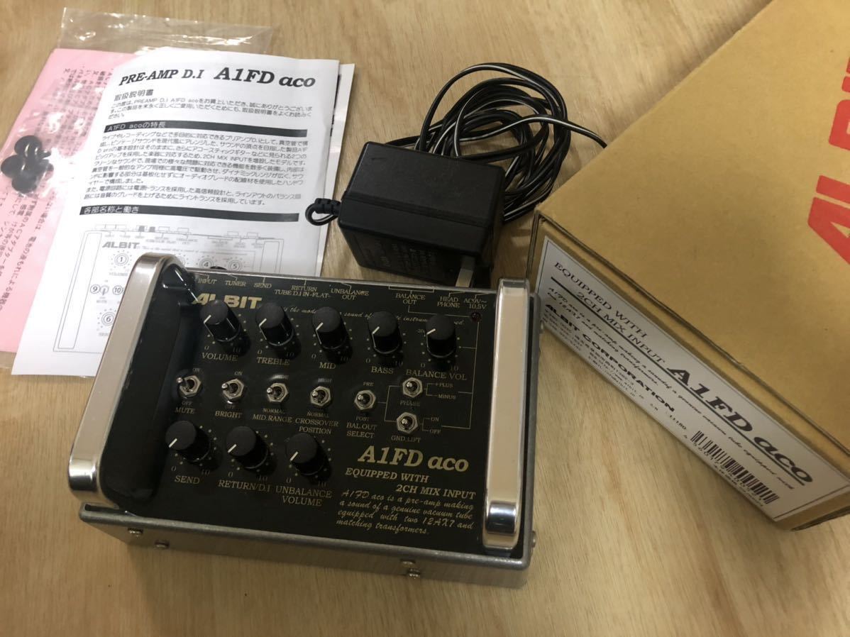 ALBIT PRE-AMP D.I A1FD aco 品 | fwa.com.br