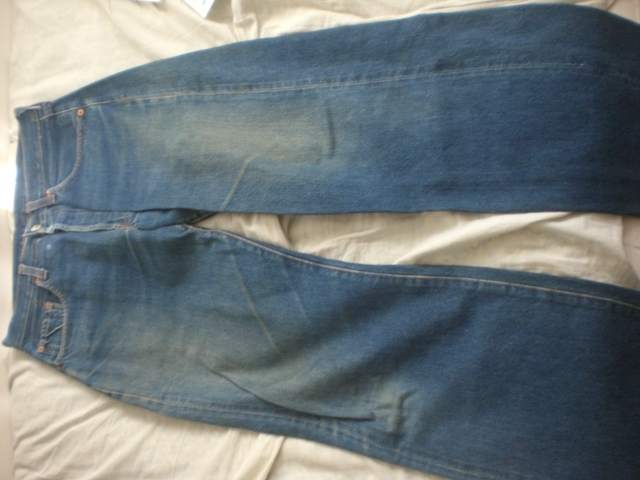 リーバイス 501 levis redtab レッドタブ made in usa bigE 色落ち ひげ あたり アメリカ製 米国製 old 復刻 ボタンフライ w32 L36_画像10