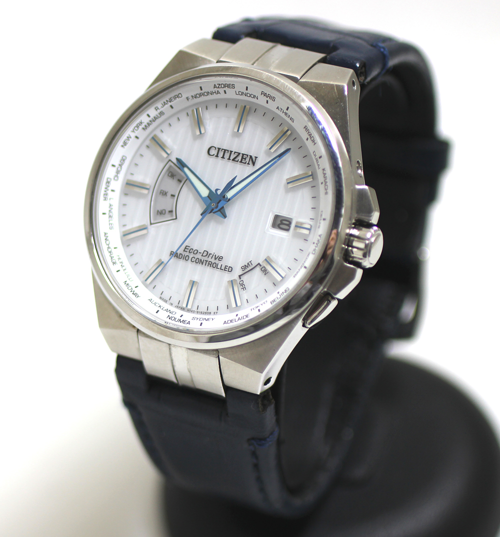 CITIZEN】シチズン エコドライブ H145-S116643 白文字盤 ソーラー電波
