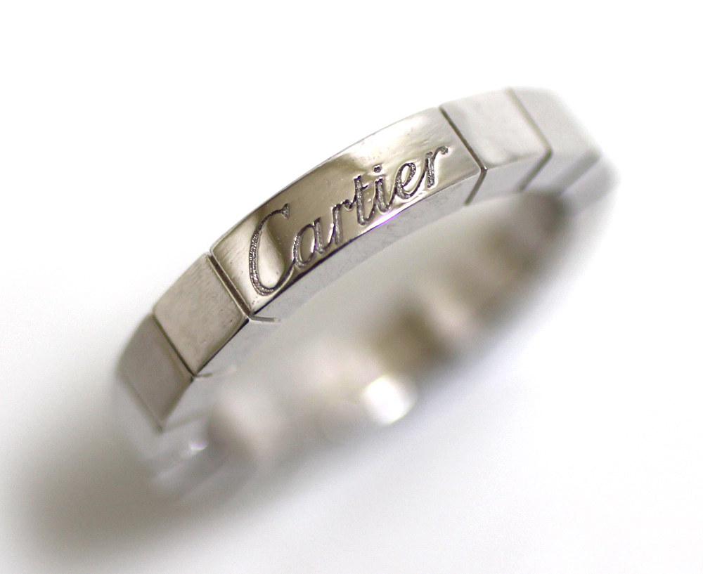 Cartier】カルティエ ラニエール リング K18WG ホワイトゴールド #47 ...