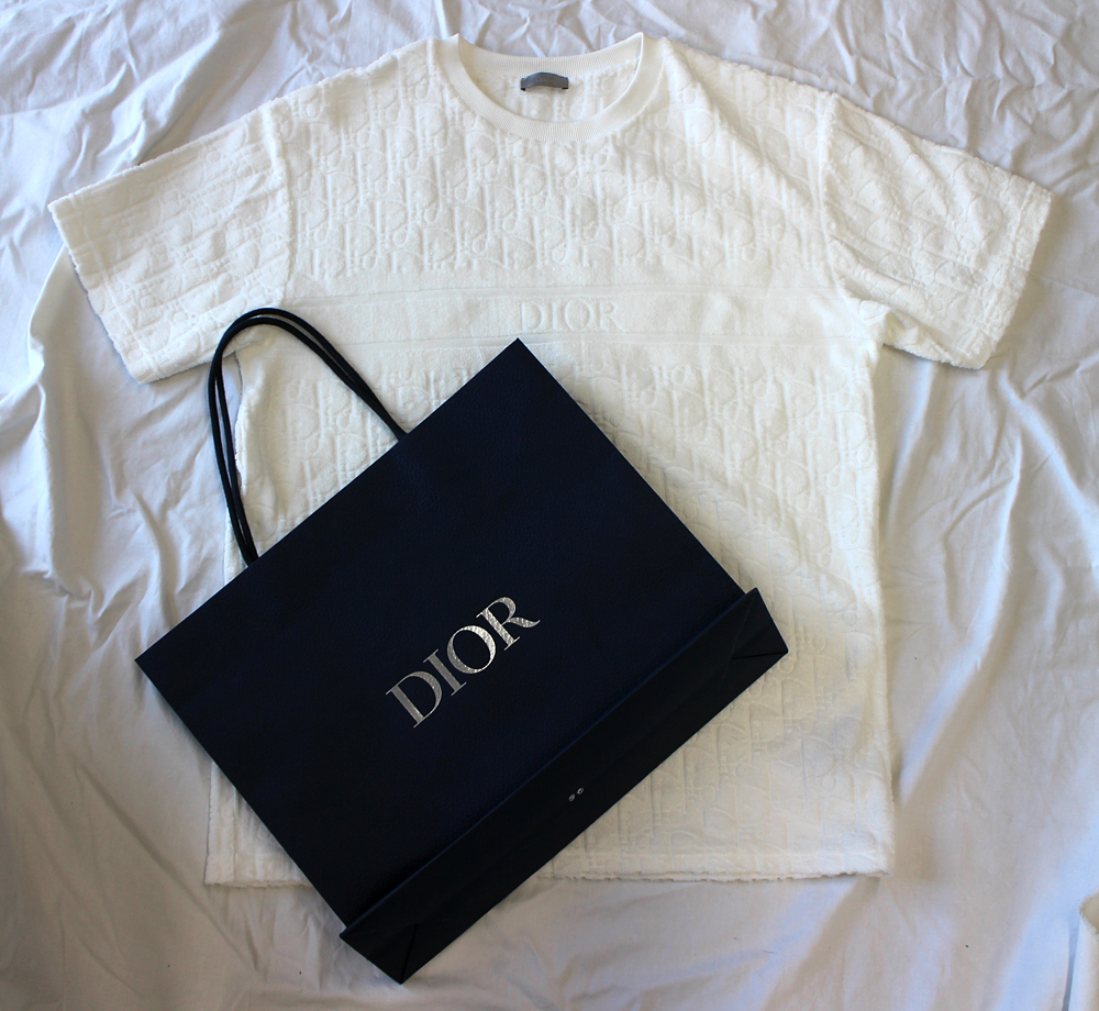Dior/オブリークジャカードレイヤードTシャツ/サイズXXL rsuganesha.com