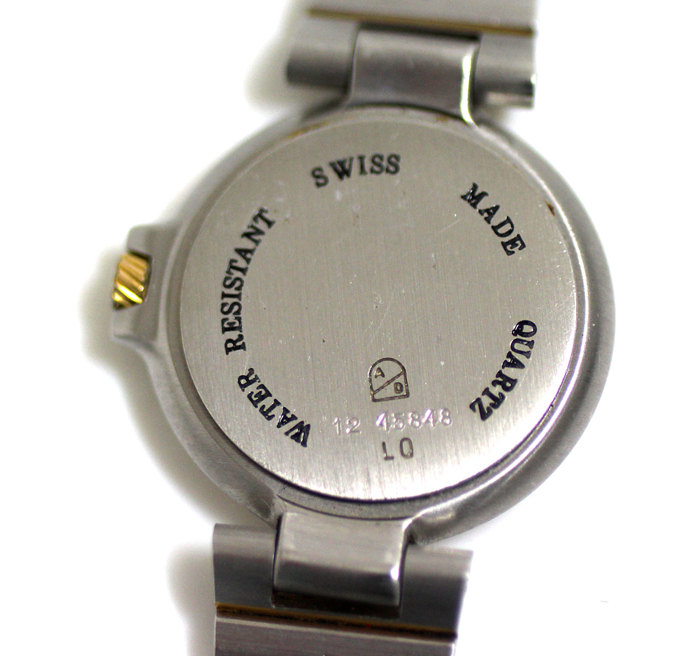[dunhill] Dunhill millenium 12P diamond черный циферблат женский кварц наручные часы 