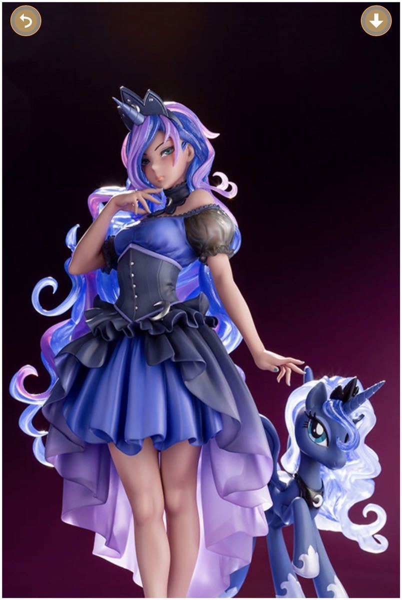 MY LITTLE PONY 美少女 プリンセスルナ 1/7 完成品 フィギュア [コトブキヤ]_画像9