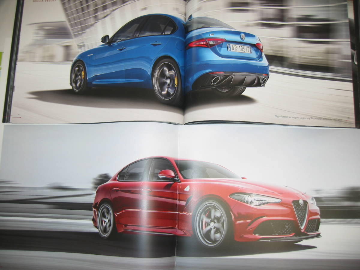 < включая доставку анонимная сделка > Alpha Romeo Giulia ALFAROMEO GIULIA немецкий язык каталог с прайс-листом .1088