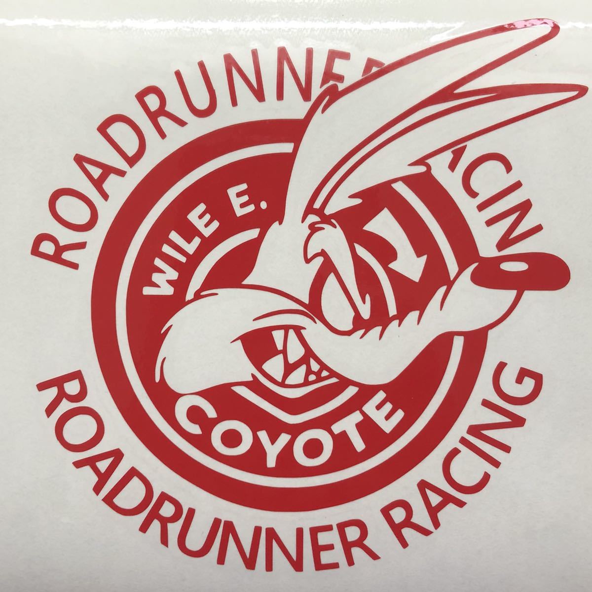  стикер Roadrunner. койот Wile E. Coyote красный ROADRUNNER RACING