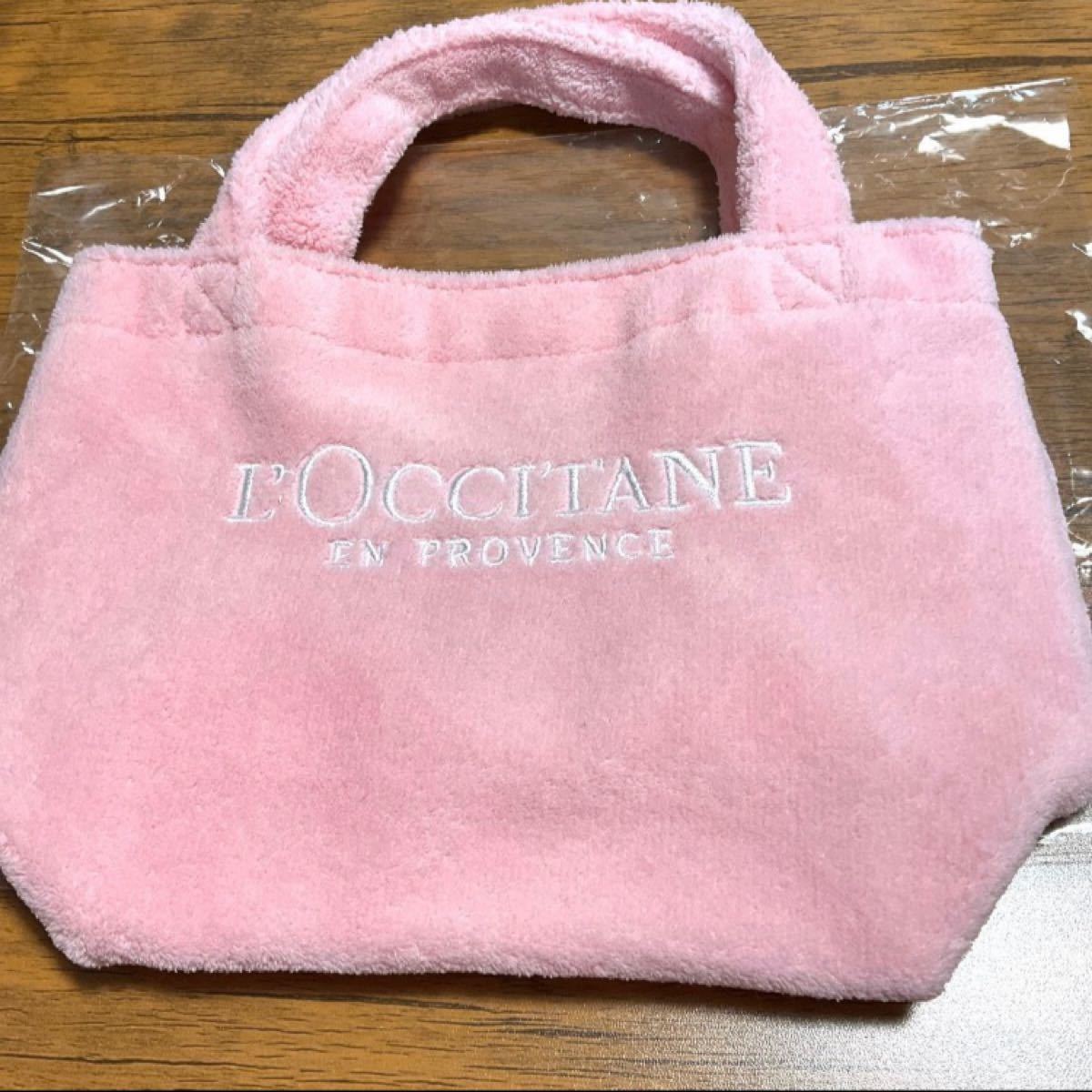 L''OCCITANE  ピンク色ミニトートバッグお楽しみセット
