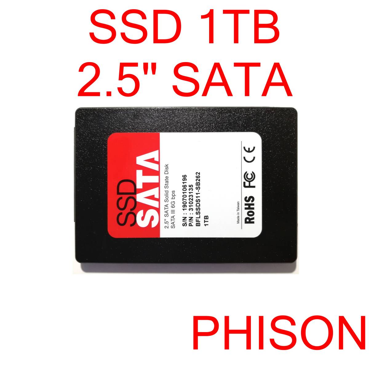 SSD 1TB 2.5&#34; 7mm SATA 6Gbps 正常 SATA SSD BFLSSDS11-SB262 31023135 [SSD2#7]