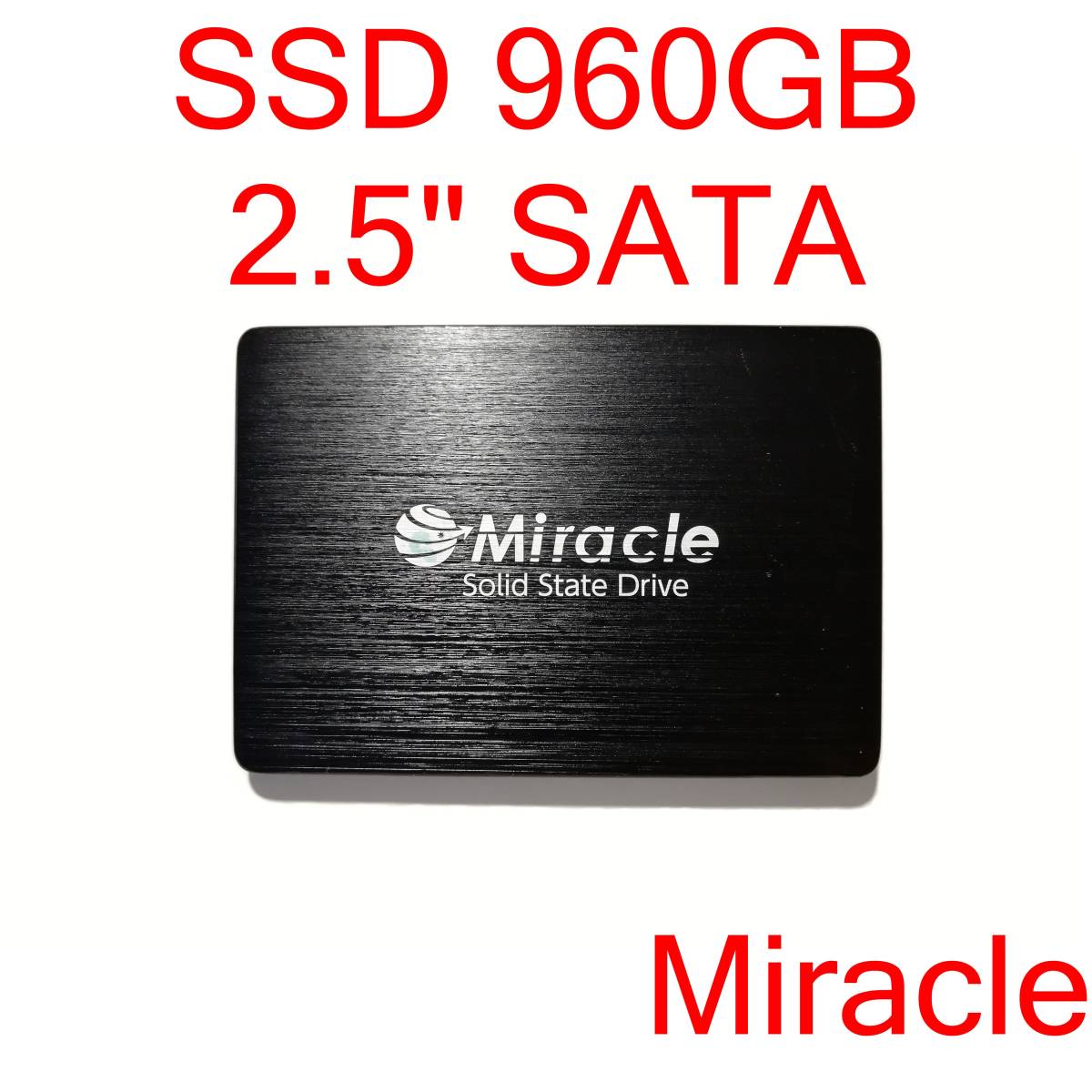 SSD 960GB 2.5&#34; 7mm SATA 6Gbps 正常 Miracle MC800 2.5 SATA SSD 960GB [SSD2#10]
