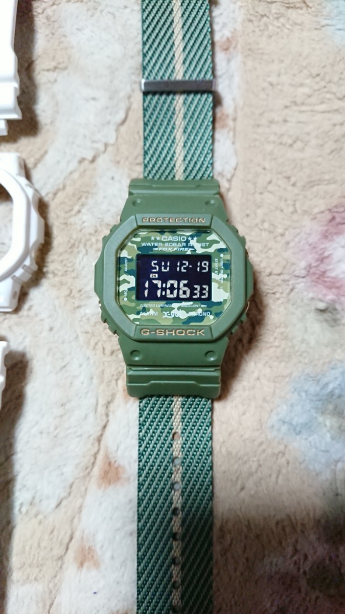 (775) G-SHOCK CASIO カシオG-SHOCK コラボ エックスガール Xーgirl 5600 VT ベゼル