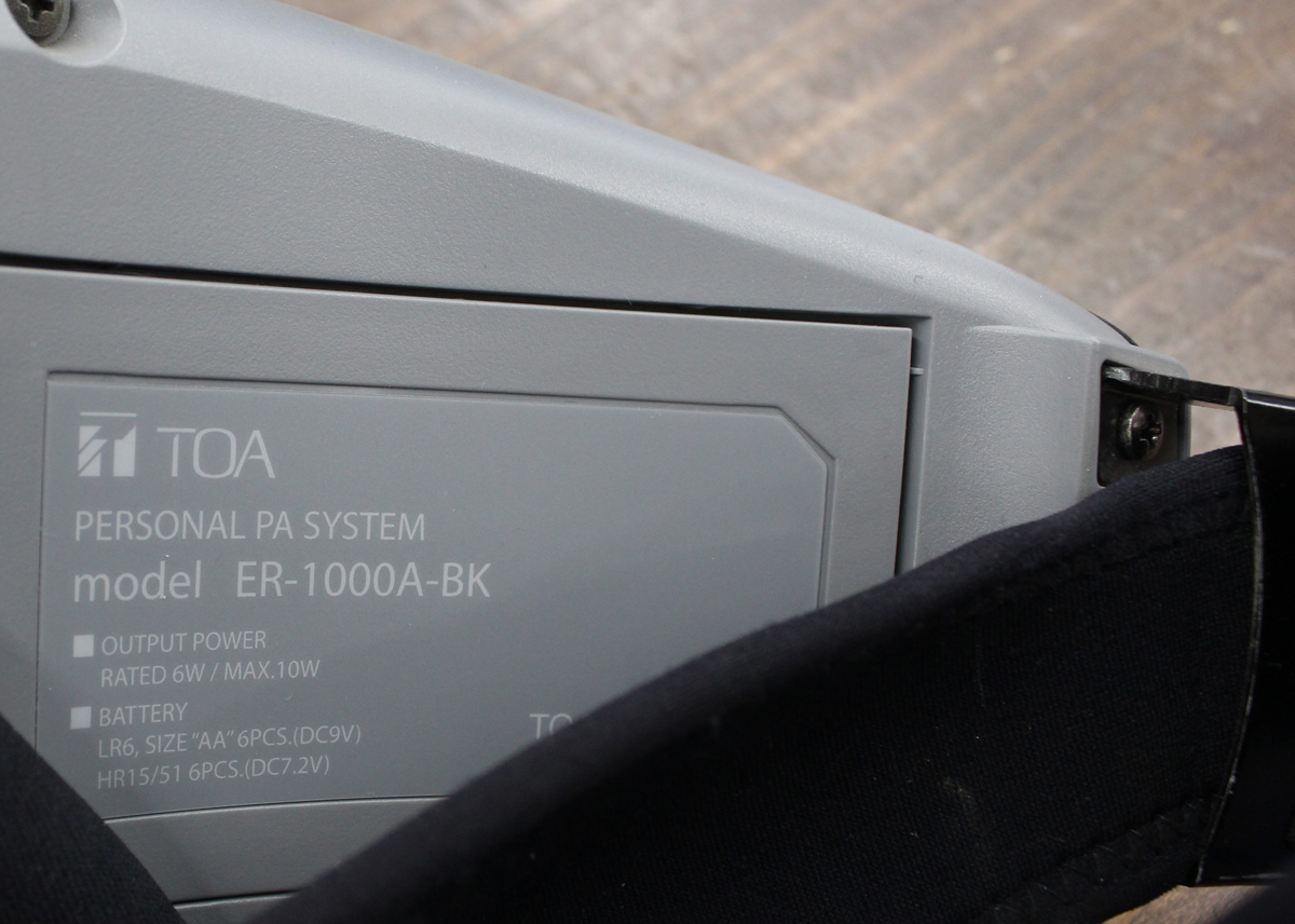 上等な ハンズフリー拡声器 TOA/ティーオーエー 動作確認済み ER-1000A ...