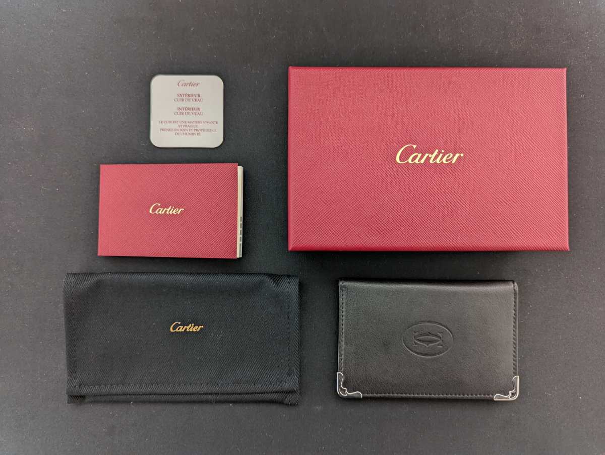 Cartier 美品 マスト ドゥ カルティエ カードホルダー カードケース