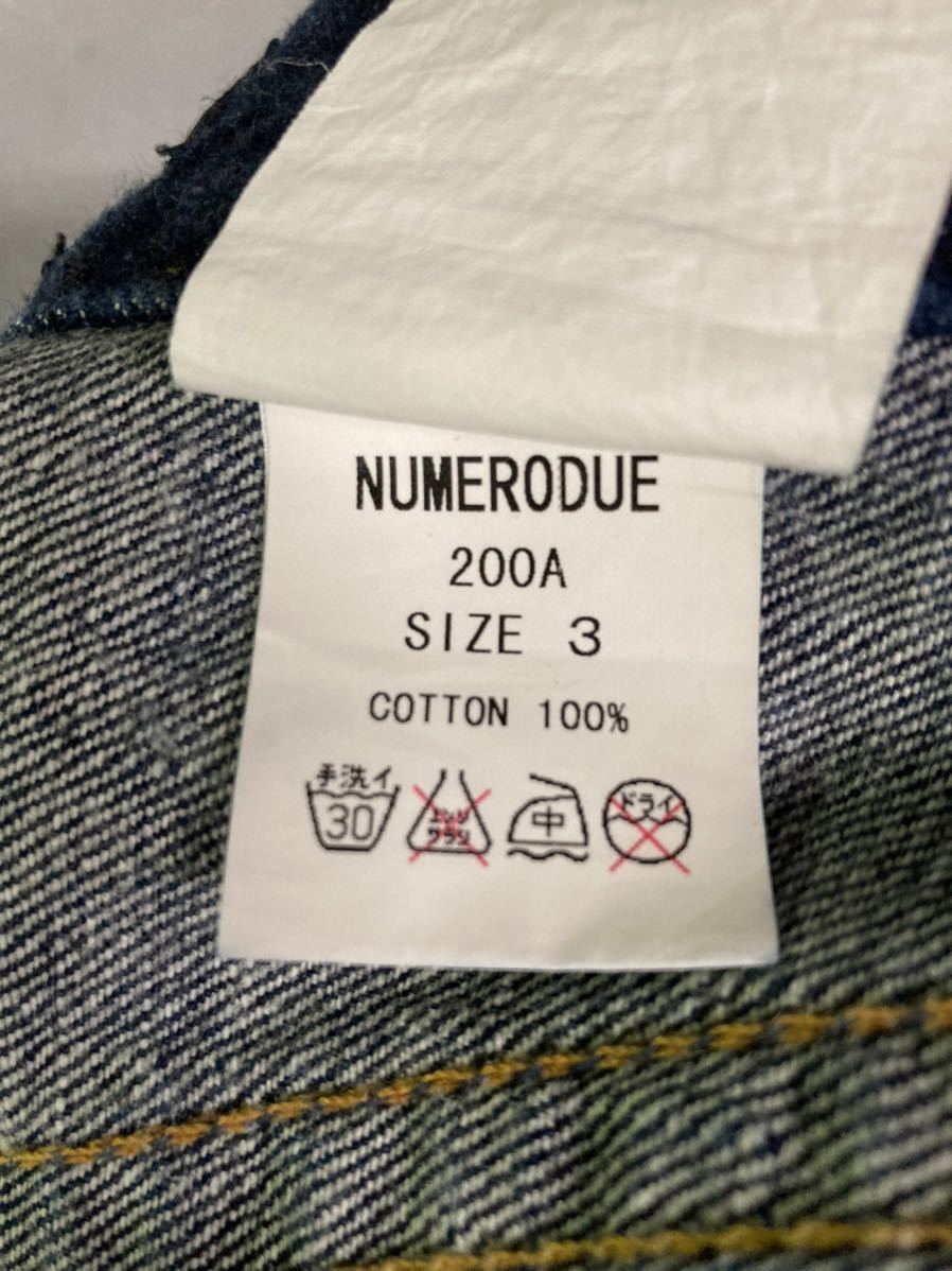 美品！NUMERODUE×win&sons セルビッチデニム！日本製！