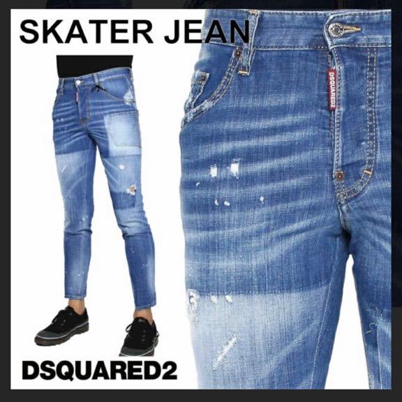 美品】DSQUARED2ディースクエアード SKATER JEANデニム44 lp2m