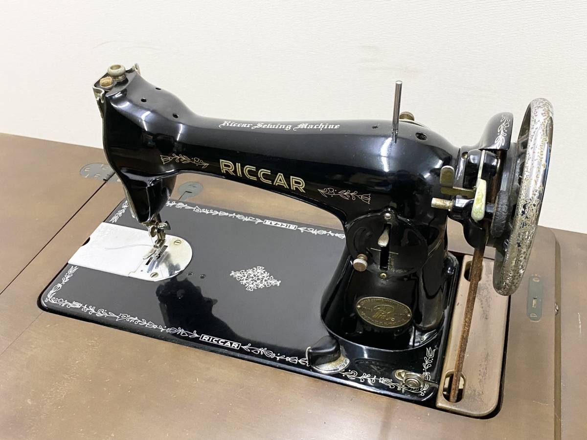 USED◇【アンティーク リッカー RICCAR 足踏みミシン】◇レトロ 裁縫