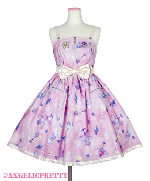 Angelic Pretty Galaxy Cocktailジャンパースカート JSK アンジェ