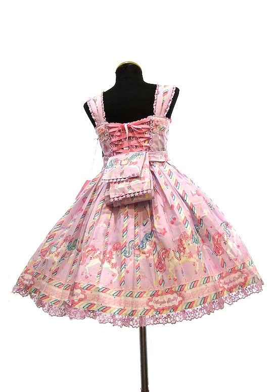 新品Angelic Pretty Sugary Carnivalジャンパースカート&リボン