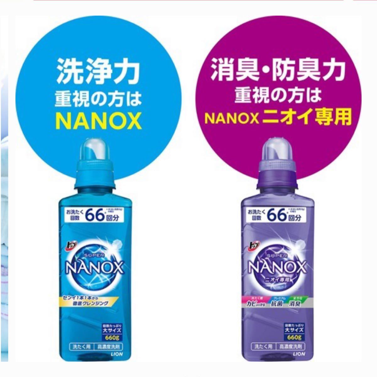 スーパーナノックス ニオイ専用 1230g 16袋　NANOX