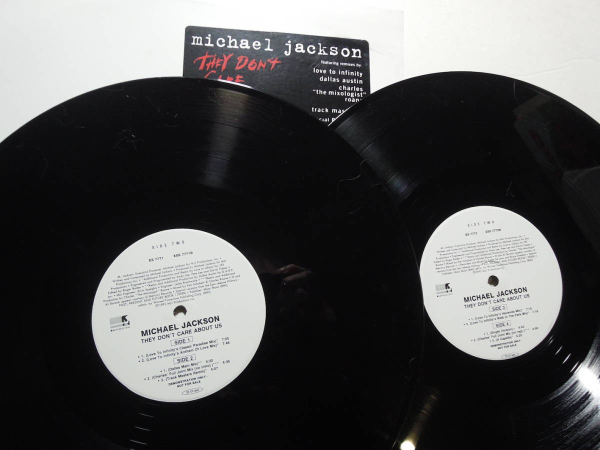 Michael Jackson・They Don't Care About Us　US promo.only 12”x２_21122902