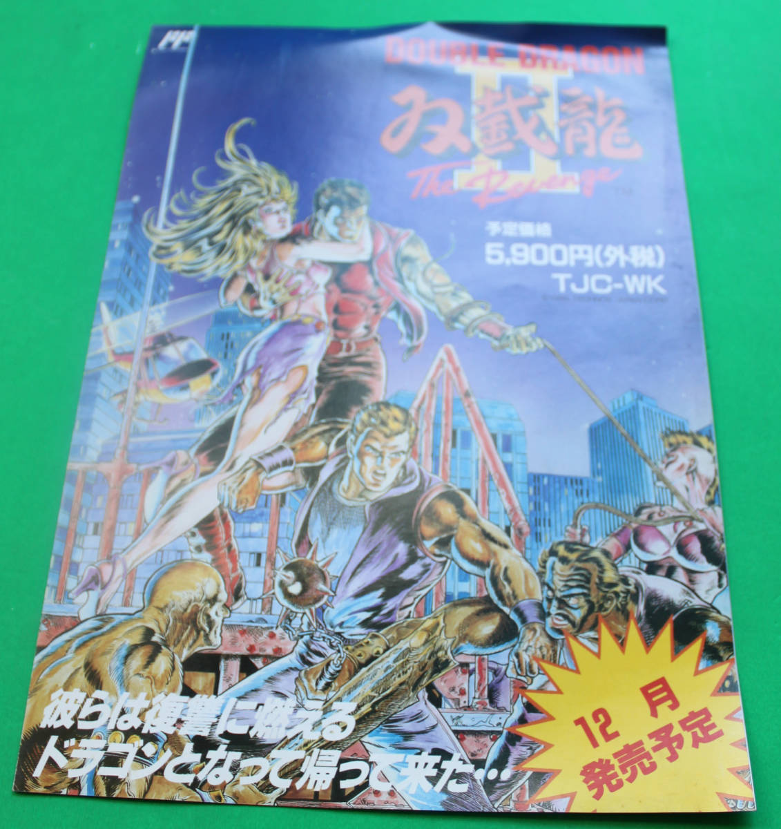 Fct001パンフ・チラシ 双載龍 ダブルドラゴン ファミコン 貴重 Fct001パンフ・チラシ 双載龍 ダブルドラゴン ファミコン 貴重