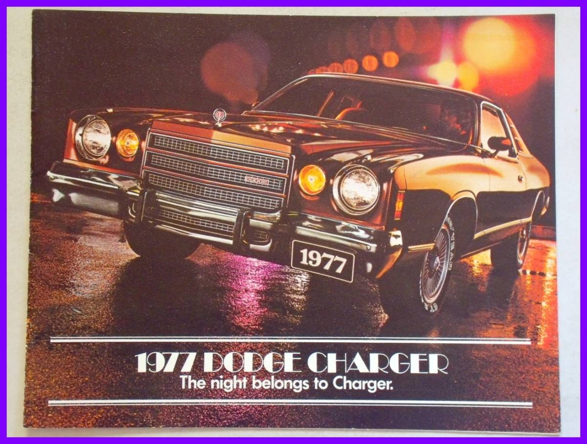 *1977 year * Dodge charger English catalog *
